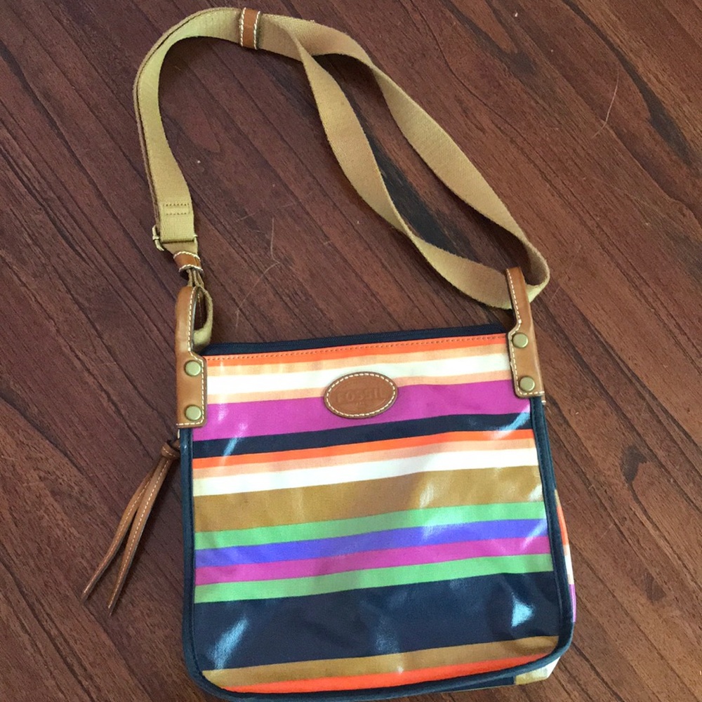 Fossil shoulder purse